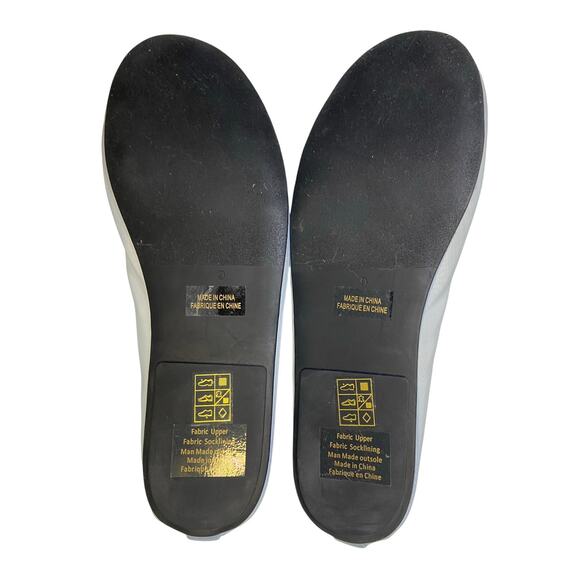 Jeffrey Campbell Swan Flower Embroidered Ballet Flats Ballerina Coquette Sz 9 - Picture 8 of 9